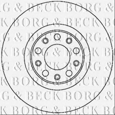 BORG & BECK bbd5271 -  Тормозной диск